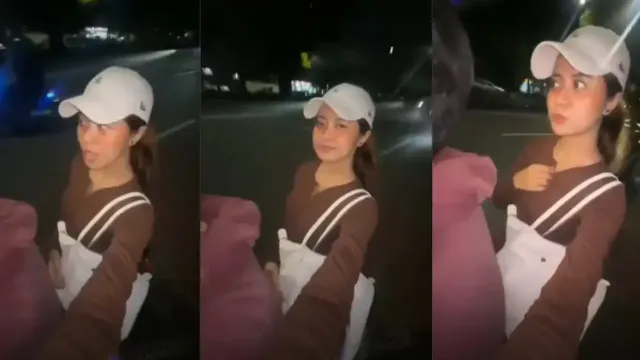 lagi naik motor malah pamer Tt